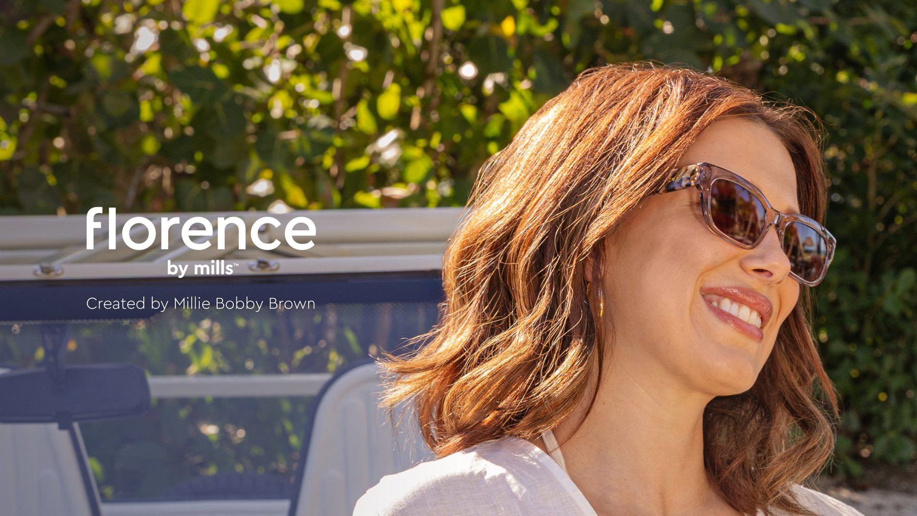Florence by Mills – okulary przeciwsłoneczne w przezroczystej oprawie